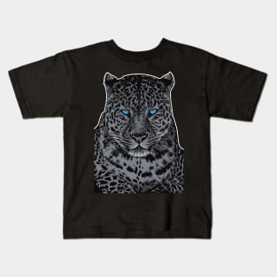 Amur Leopard Illustration Kids T-Shirt